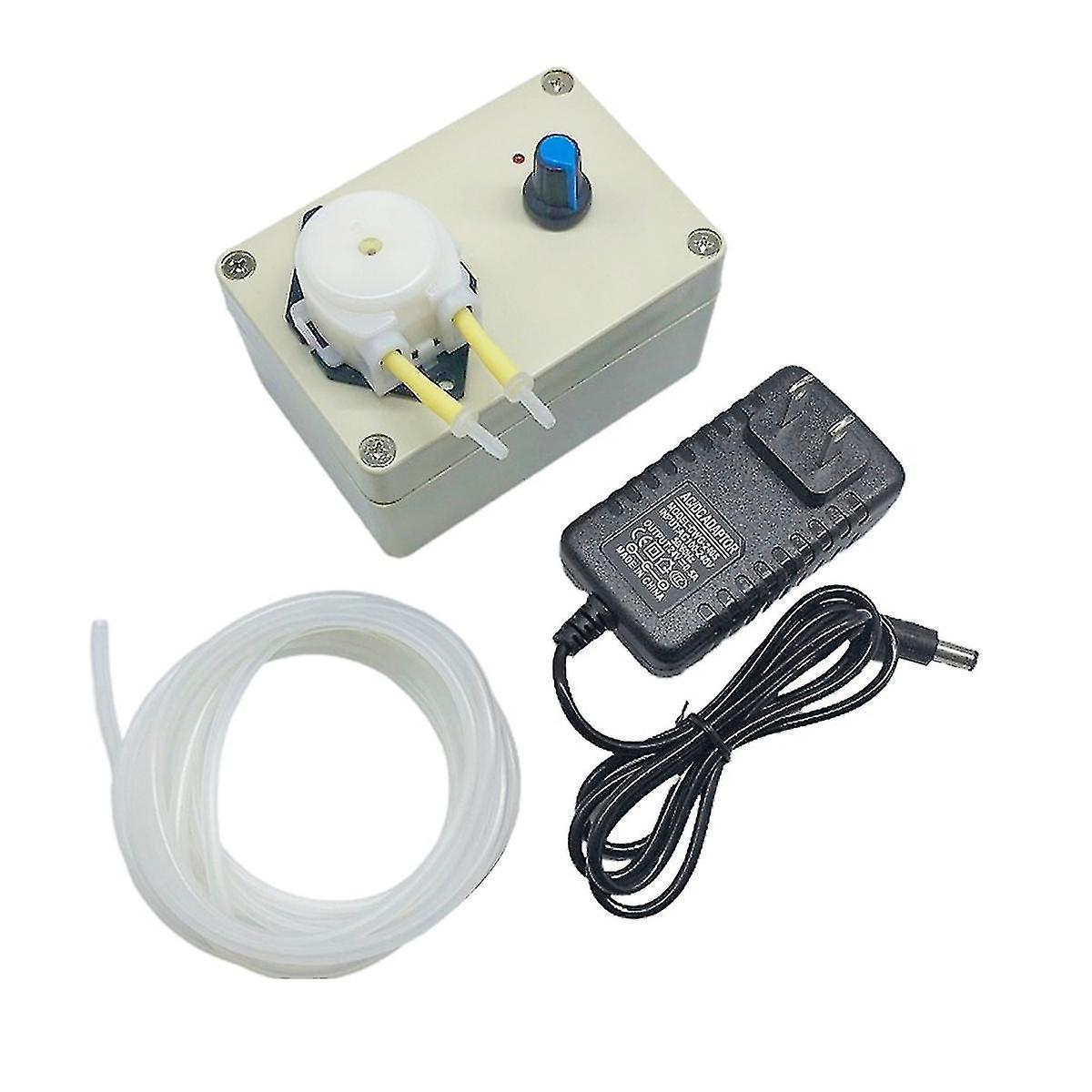 Adjustable Speed Peristaltic Pump 12v/24v Adjustable Speed Titration Pump Metering Pump Us Plug