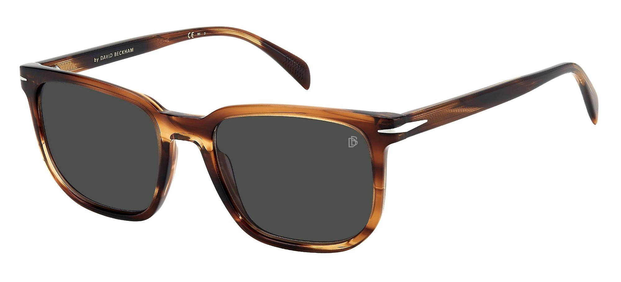 Sunglasses David Beckham DB 1076/S STRIPED BROWN/GREY 54/19/145 Man