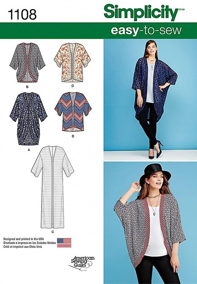 Simplicity Paper Sewing Pattern 1108