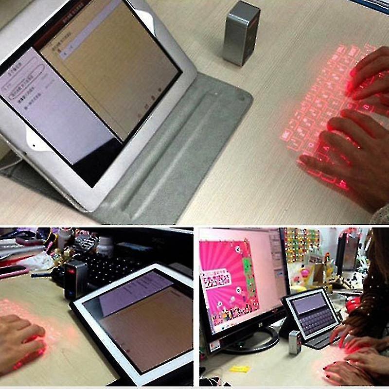Computer Accessory Sets Kb560 Mini Pocket Virtual Bluetooth V3.0 Laser Projection Keyboard For Android Iphone Apple Pc
