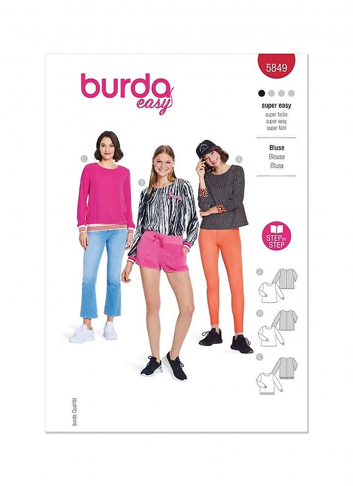 Burda 纸缝纫图案 5849