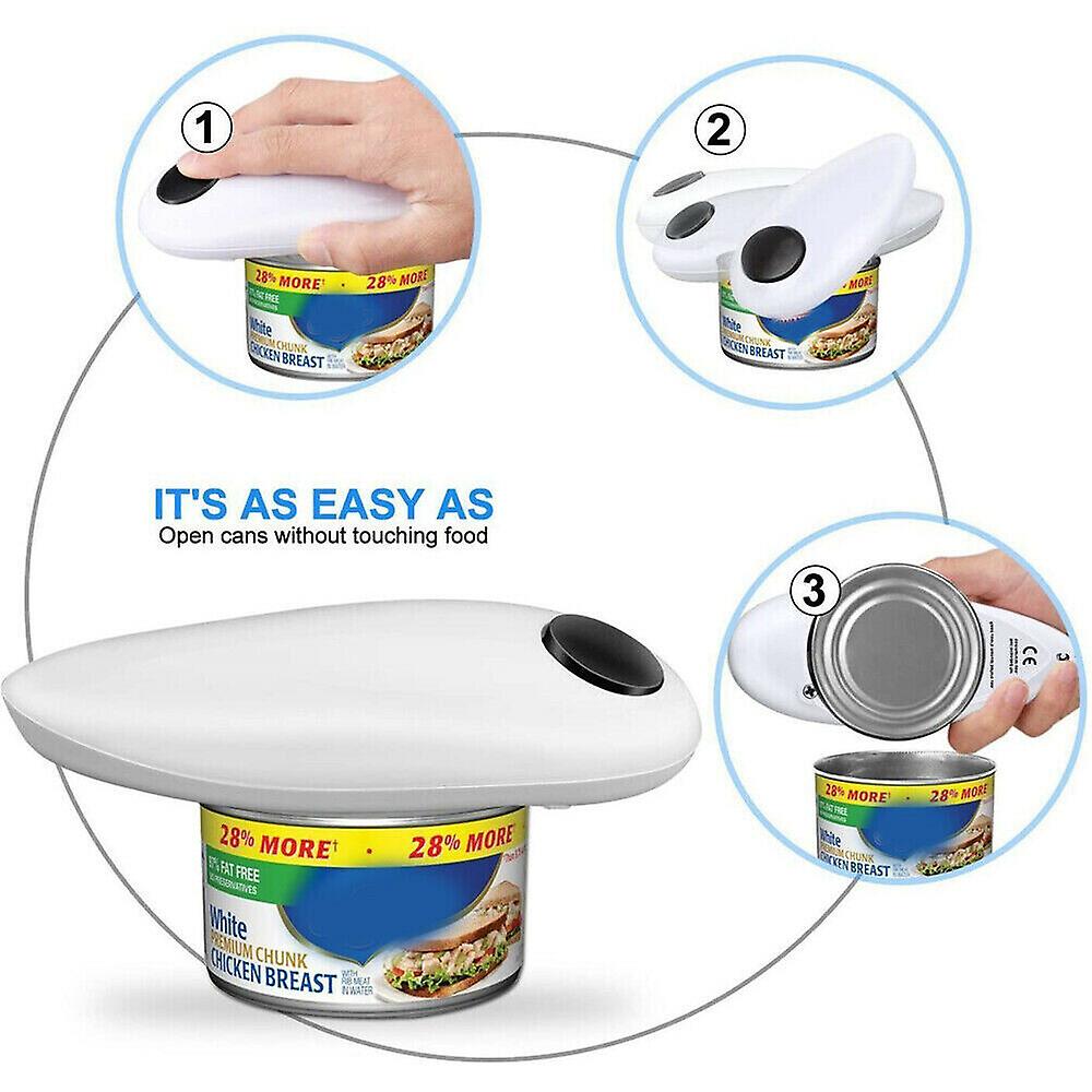 Automatisk elektrisk dåseåbner Hjem One Touch Jar Opener & 8-formet flaskeåbner