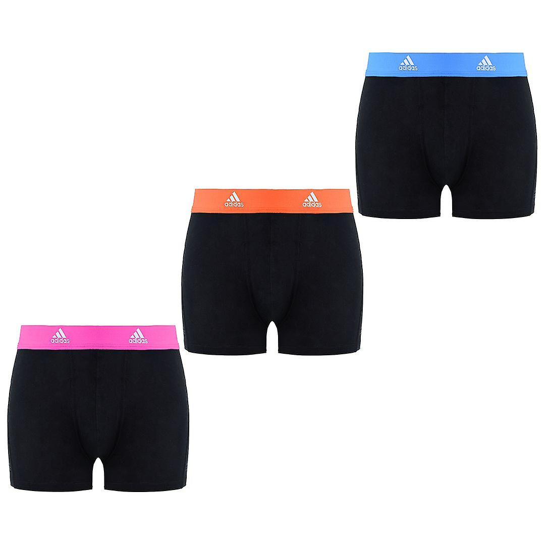 Adidas 3'lü Paket Active Flex Pamuklu Gövde Erkek Siyah Boxer Şort 4A1M02 071