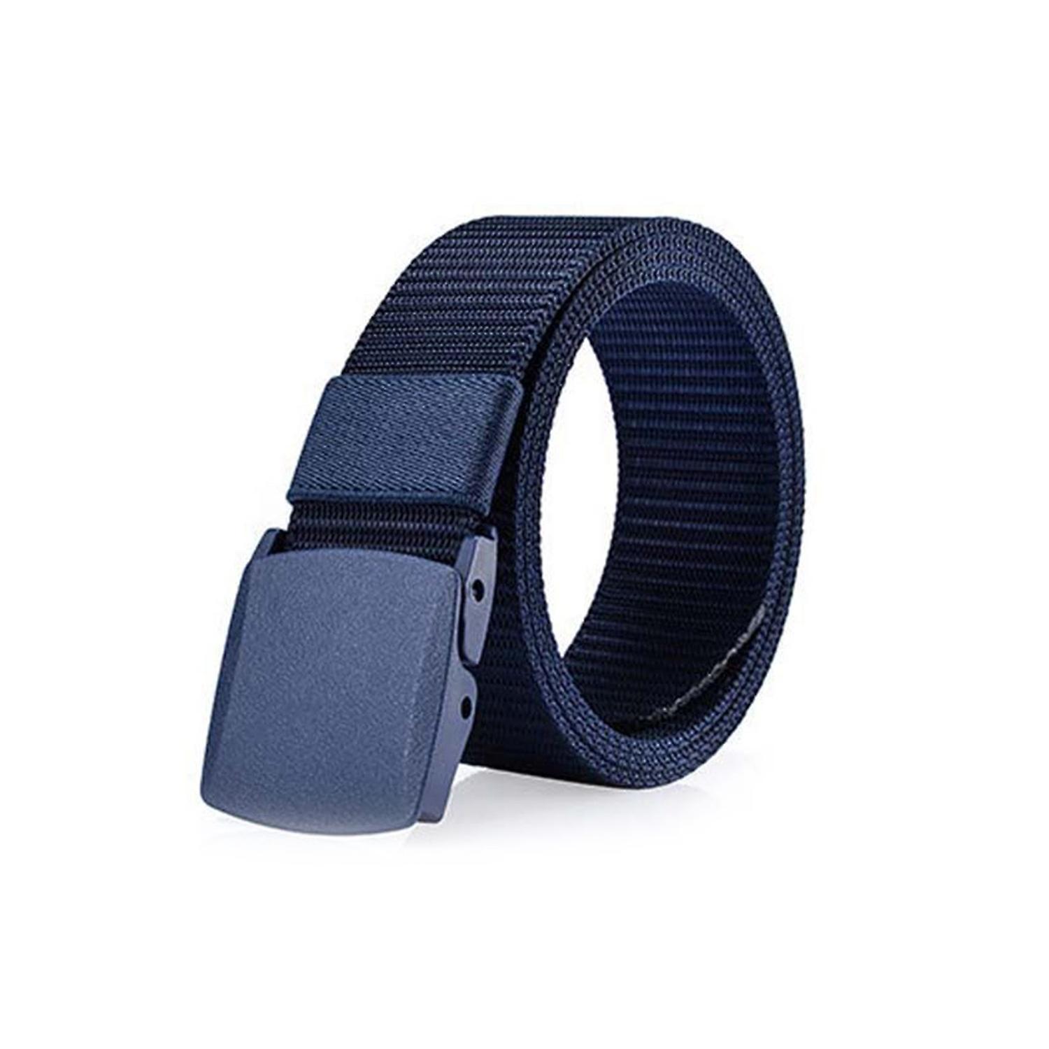 Män Bälte Canvas Dekorativ Hög hållfasthet Tjockna Enfärgad Fix Byxor Träning Anti-slip Män Midja