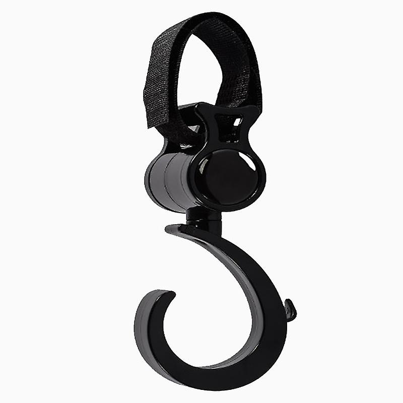 Baby Stroller Hook: Single Piece | Material: ABS | Black Colour
