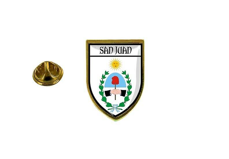 pine pine pine badge pine pin-apos;s souvenir city flag country coat of arms san juan Argentinian juan