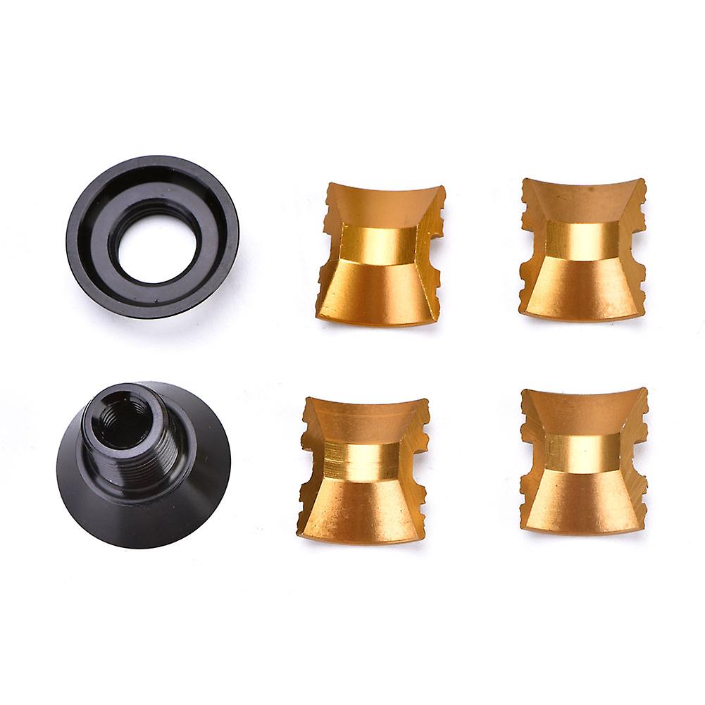 Aluminum Alloy Bicycle Headset Expander Cap for 28.6mm Carbon Fork (Gold)