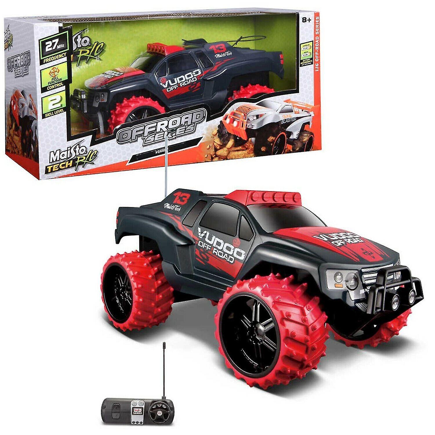 Tobar 1:16 Scale Vudoo with Large Off-Road Tires Remote Control Car