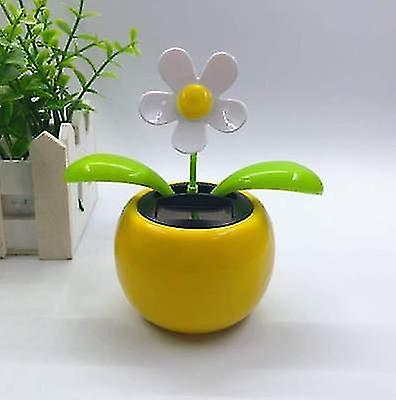 B Solar Powered Dancing Flowers Swinging Bobble Toy For Car Decoration
