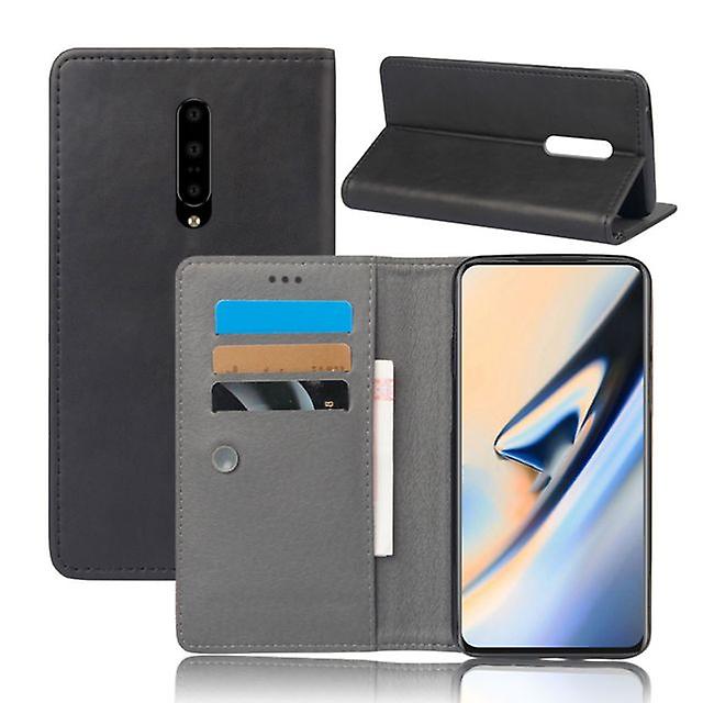 OnePlus X Multifunctional Leather Case Cover - Black