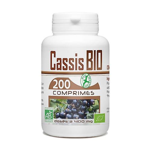 Organic blackcurrant leaf (Ribes nigrum) 400 mg 200 tablets