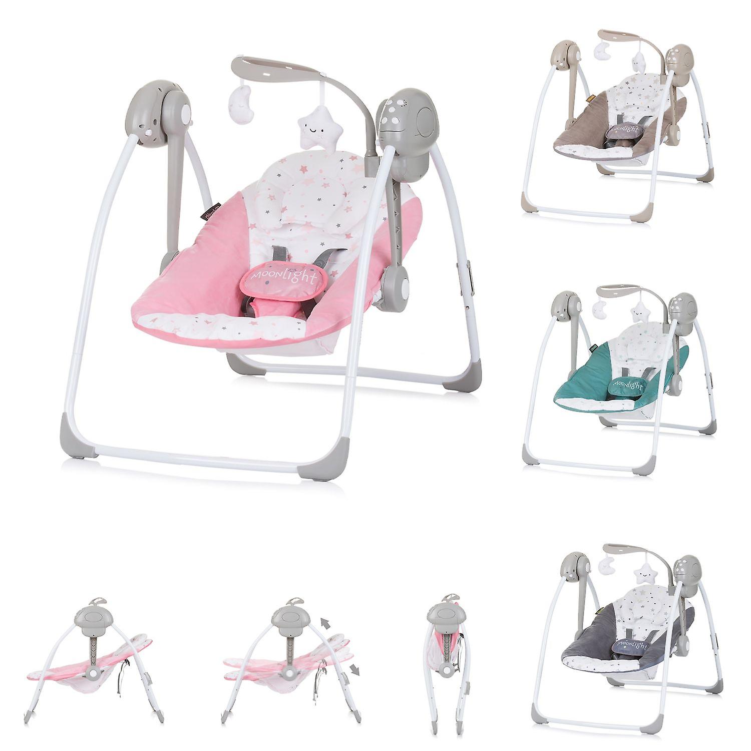 Chipolino Baby Bouncer Ηλεκτρική λειτουργία μουσικής σεληνόφωτος, τηλεχειριστήριο, πτυσσόμενο