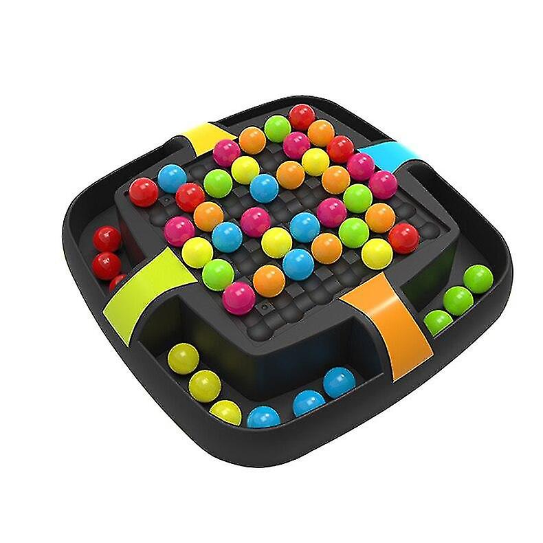 Interlocking Blocks Rainbow Ball Elimination Game Rainbow Puzzle Magic Chess Toy Set For Kid Adult|color Shape