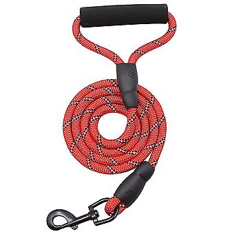 Dog Leash For Puppy Or Cat, Durable Nylon Rope Dog Leash With Padded Handle, Highly Reflective Yarns At Night()