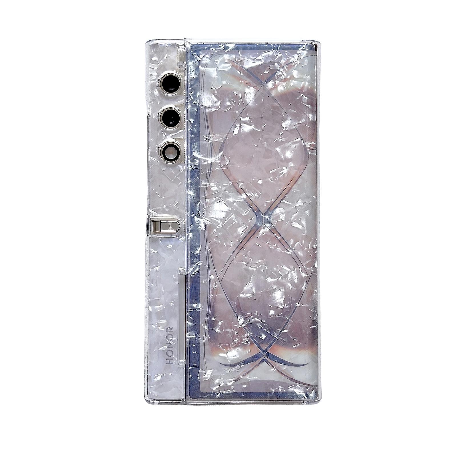 Pearlescent Shell Texture Case For Honor Magic V Purse