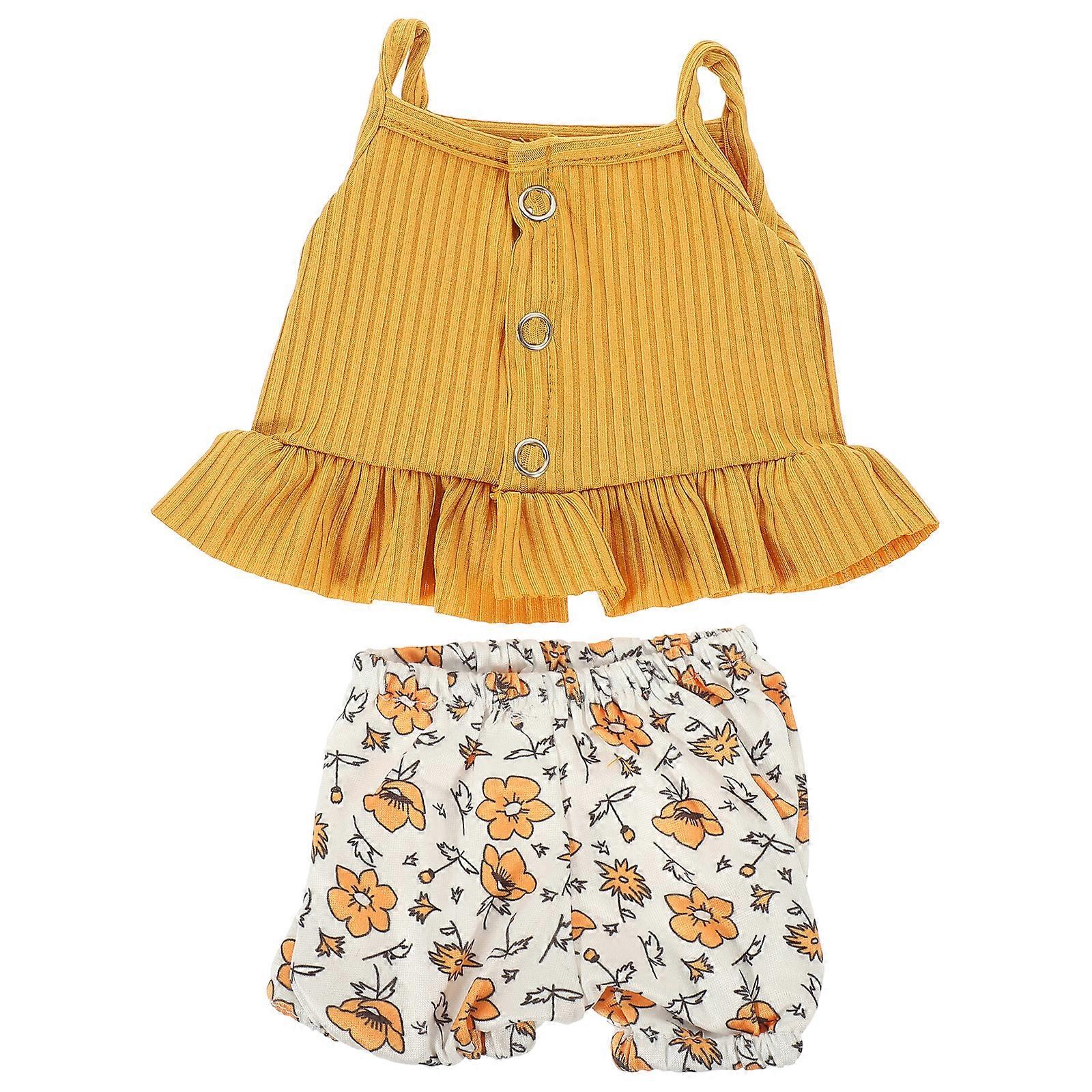 1 Set von Puppe Kleidung Puppe Kleidung Shorts Leibchen Puppe Dekorative Shorts Kleidung Puppe Kostüm