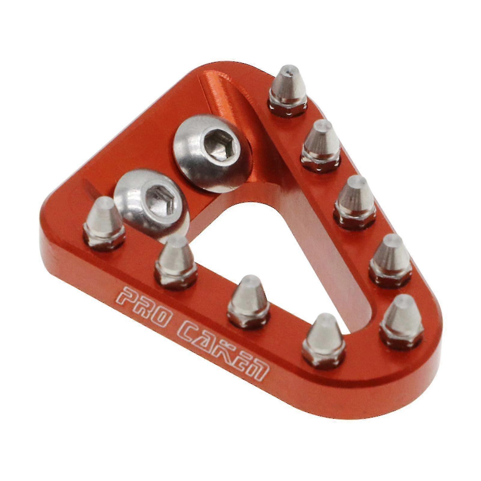 Cnc plus large Pied Frein Pédale Levier Step Tip Plate Repose Pour Exc Moto