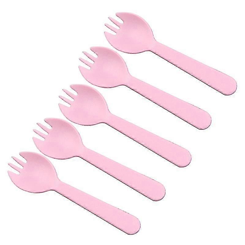 100pcs Kitchen Tableware, Plastic Fruit Forks