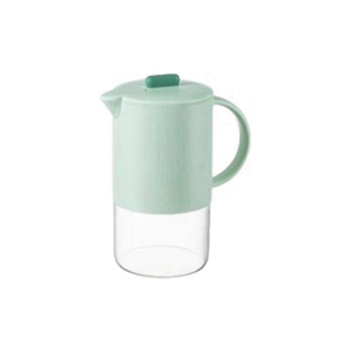 إبريق ماء زجاجي محمول مع غطاء وعاء قهوة مطبخ مع مقبض غلاية قهوة شاي طاواء