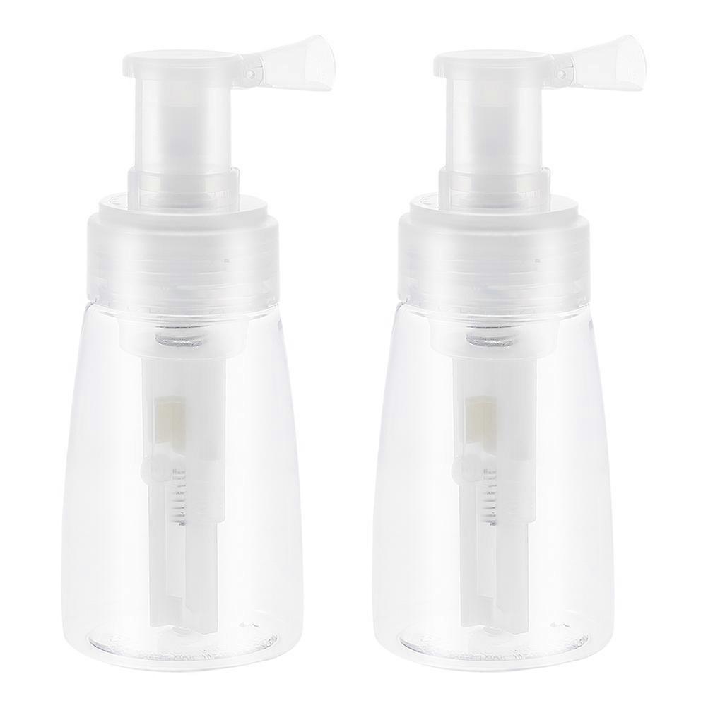 2PCS Baby Powder Flaskor Hårsprayflaskor Plastsprayflaskor för frisörsalong