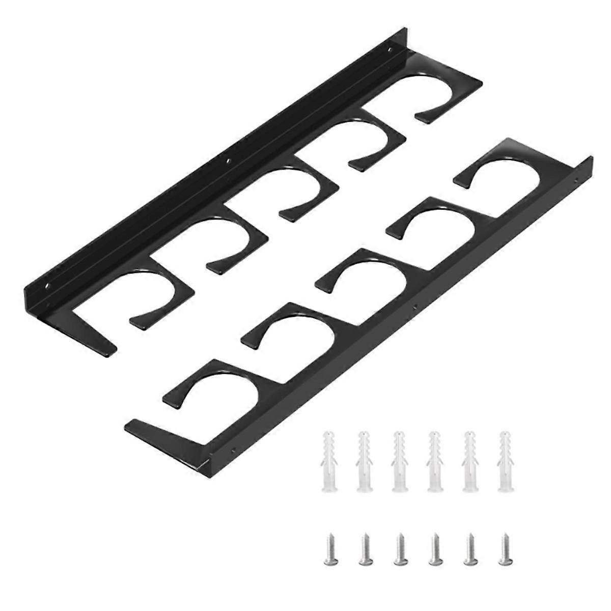 錬鉄製の釣り竿ラック、壁や天井に吊るすことができ、水平サポート、6本の釣り竿を収容できます