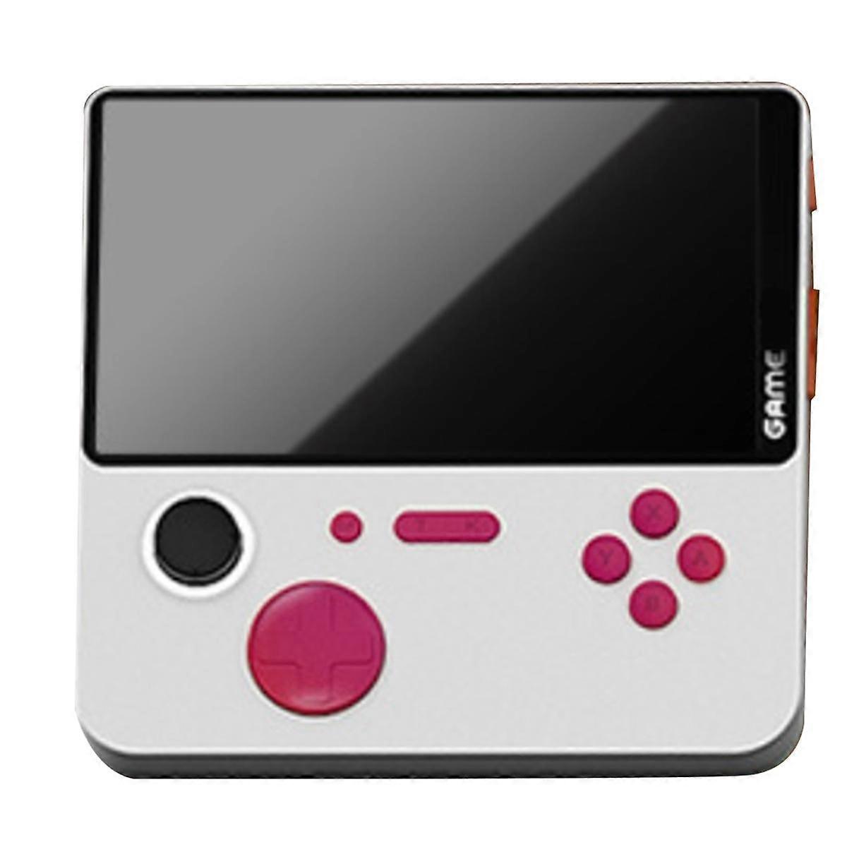E5 Handheld Video Game Console 32G 10000 Games 5inch HD Retro Game Console 6000mAh Support 13 Emulators White Red