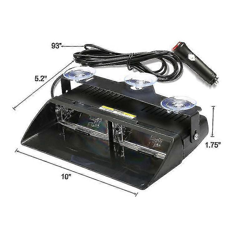 Led Beacon Hazard Light Multi Color 16 With Suction Cup,for Internal Roof/dash