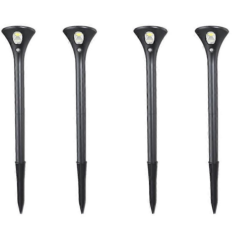 Solar Spot Lights Outdoor, 4 Pack LED Solar Powered Solar Lights Outdoor with Motion Sensor Auto On/Off Waterproof