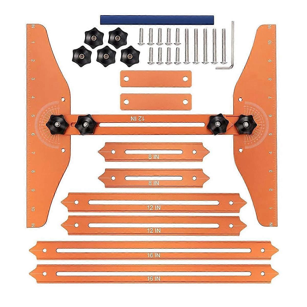 Stair Tread Gauge Stair Ruler Multi-Function Folding Ruler Precision Stair Measurement Tool for Car