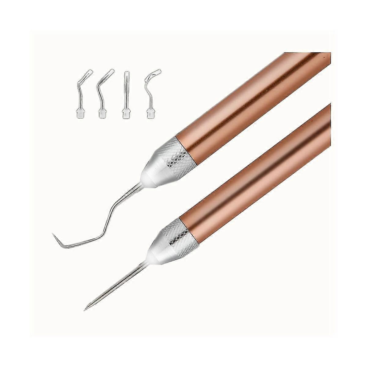 2pcs Led Weeding Tools For Vinyl: Lighted Weeding Pen With Pin Hook For Removing Tiny Vinyl Paper