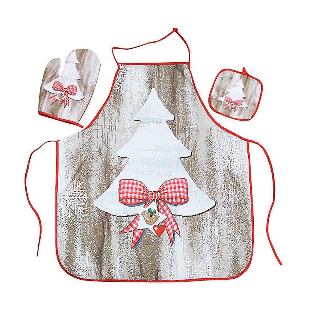 Christmas Apron Dinner Party Decor Kitchen Cooking Baking Cleaning Apron Kit