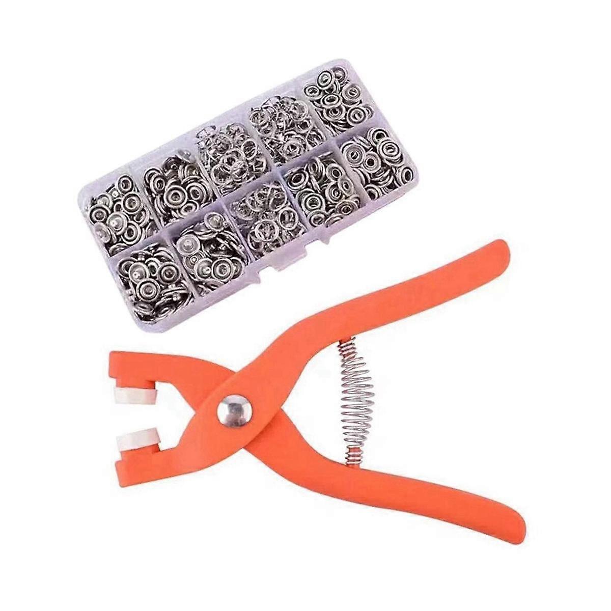 Five-Claw Buckle Installation Tool Pliers Set Sewing-Free Invisible Snap Buttons are Suitable for