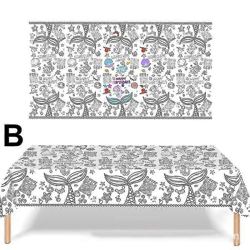 Çocuklar için Boyama Masa Örtüsü, 137x274 cm Dev Boyama Posteri, Büyük Boyama Masa Örtüsü DIY Çizim Masa Örtüsü Çocuk El Sanatları Hediyeler Oyuncaklar