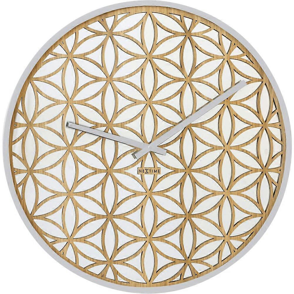 NeXtime - 3194WI - Wall Clock - 50cm - white - Bella Mirror