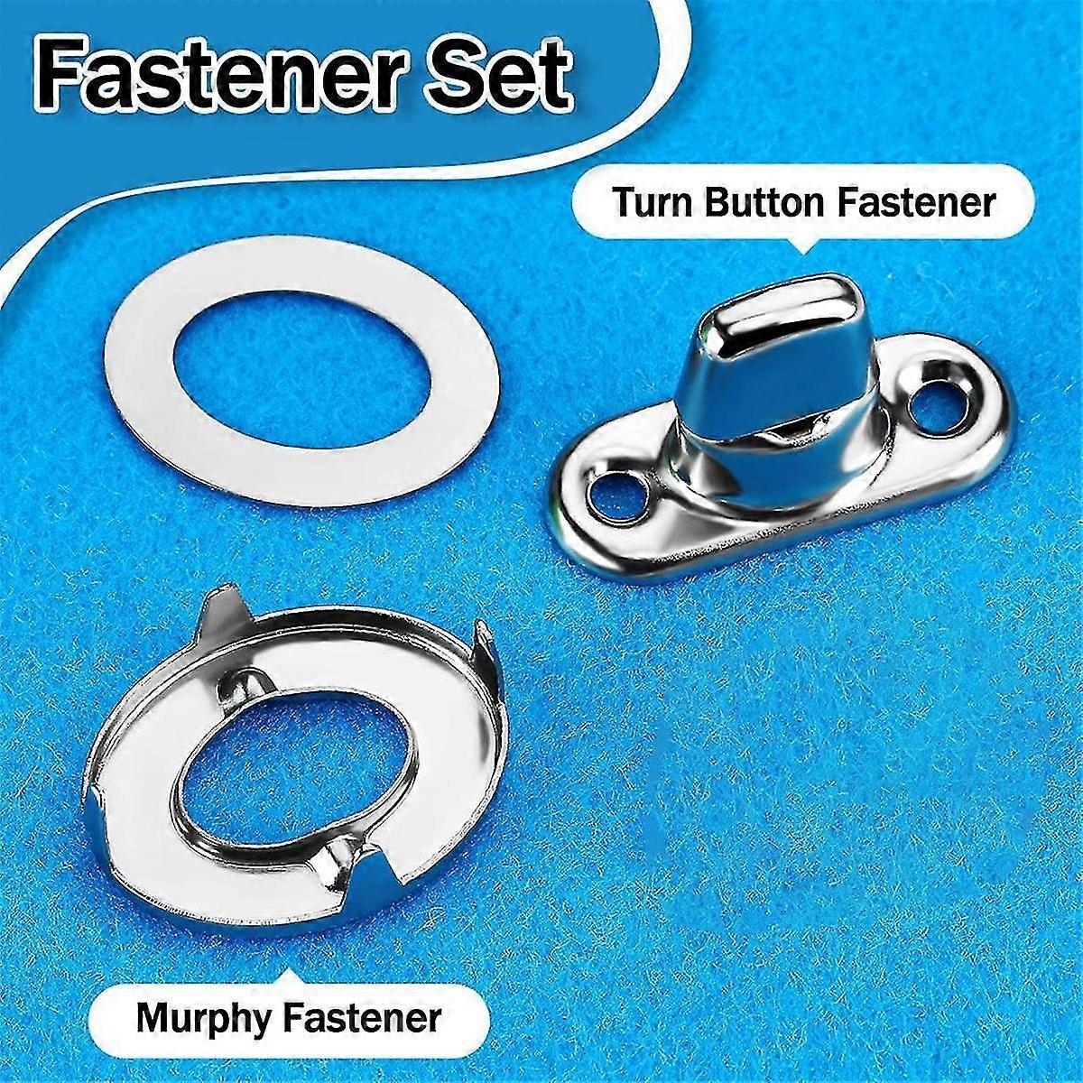 20 Sets Marine Grade Twist Lock Fasteners Turn Button Eyelet and Stud ...