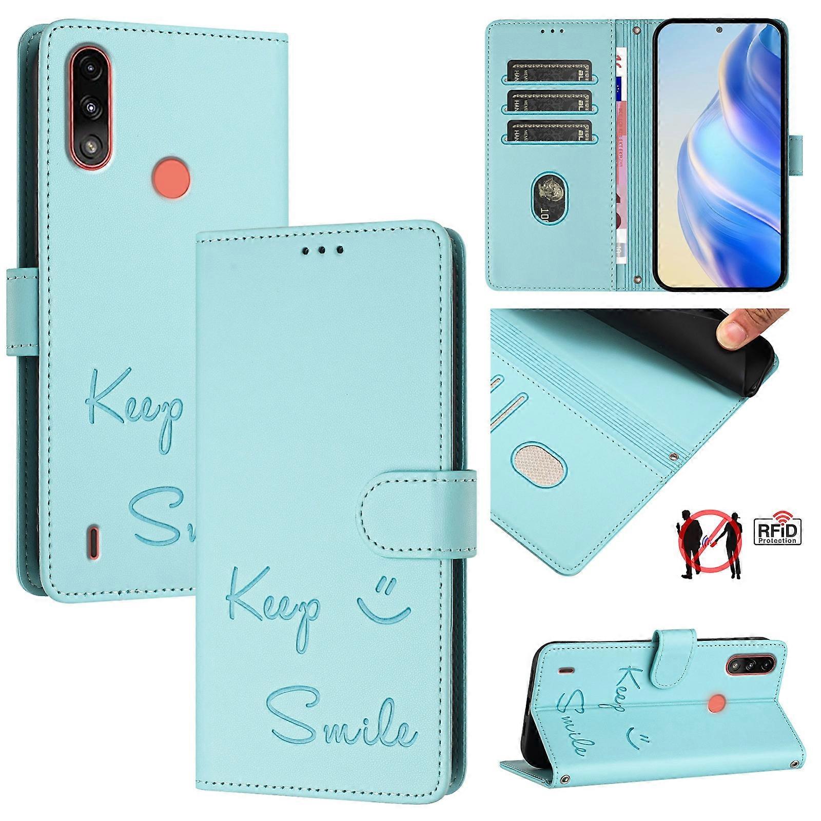 Smile RFID PU Case For Motorola Moto E7 Power
