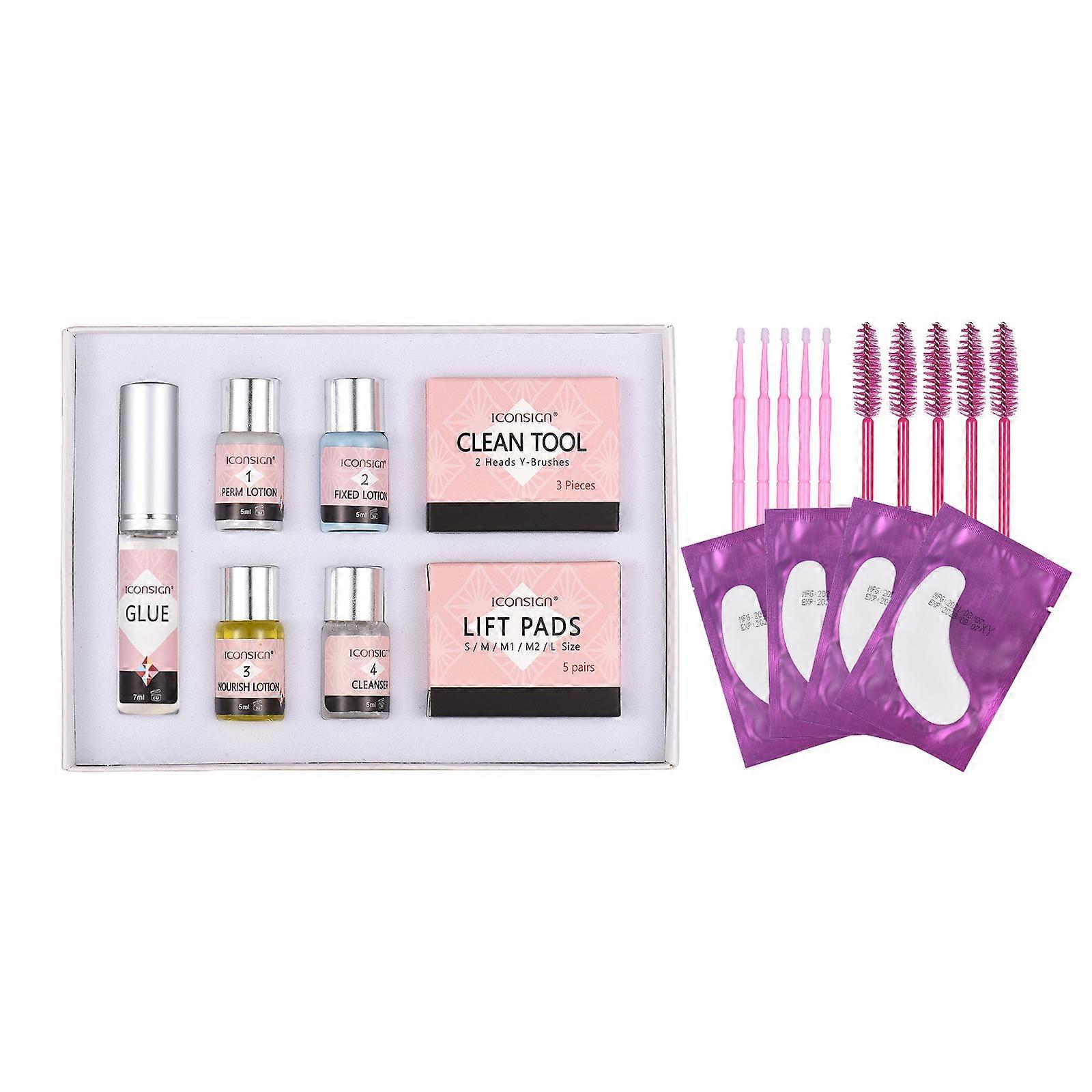ICONSIGN LASHLIFT Lash Lift Kit Eyelash Perm Kit Lash Curling Eyelash Extensions Professional Semi-Permanent Curling Perming Wave Suitable For Salon