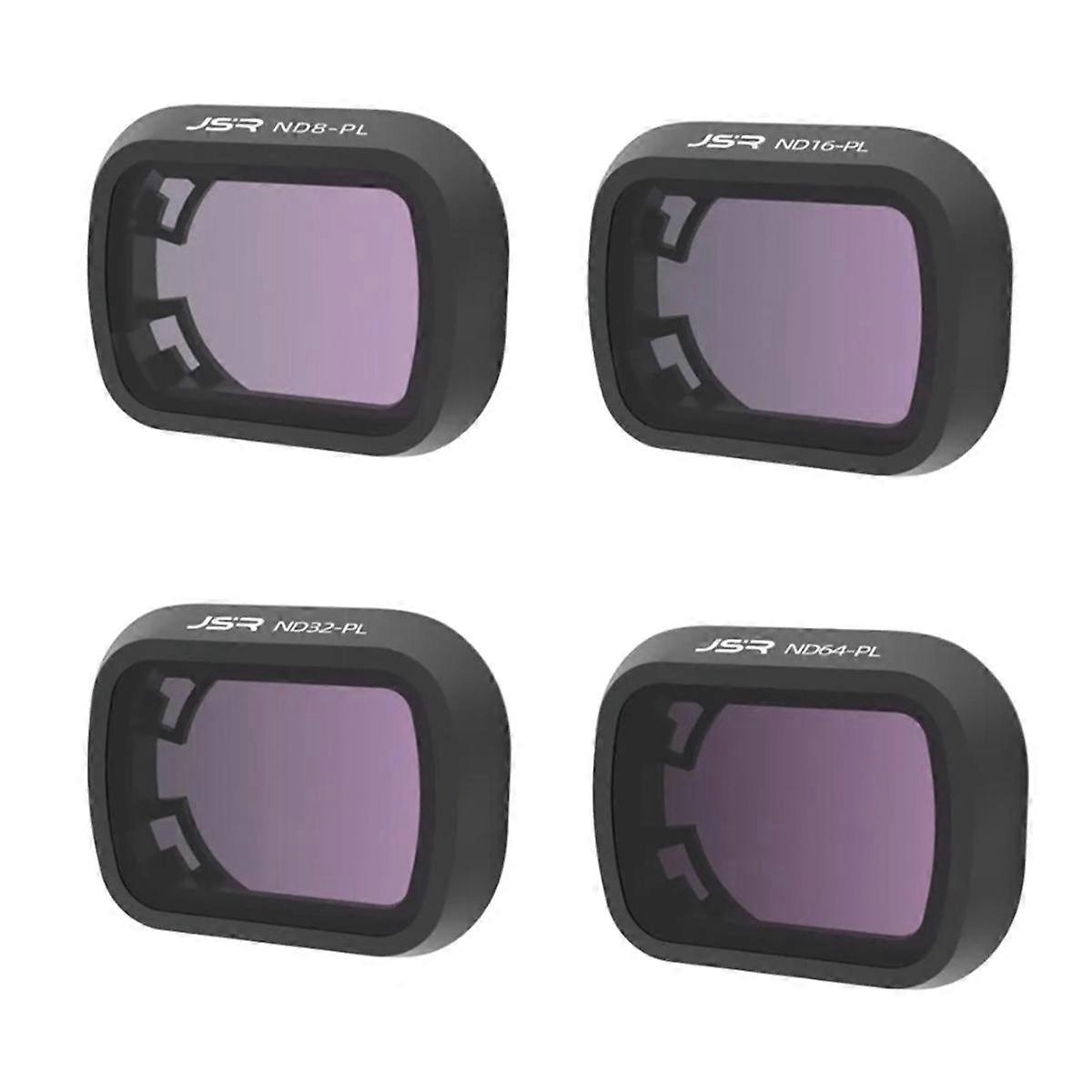 Drone Filter Set for Mini 4 Pro UV Lens Protection Polarized ND8 Light Reduction Filter Accessory