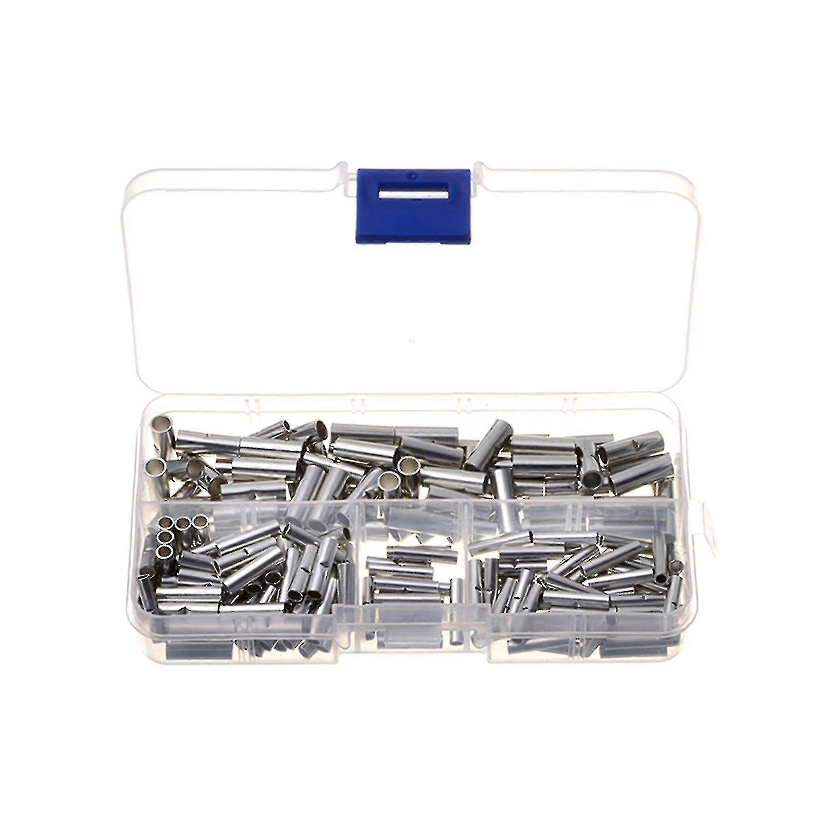 200 Pcs Butt Connectors, Transparent Storage Box