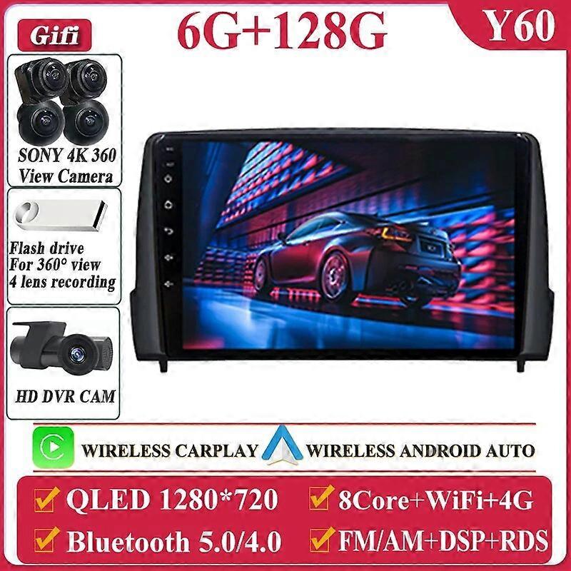 Car Radio Android 13 For Ford EcoSport 2018 2019 Auto Multimedia Video Player No 2din DVD Wifi BT Navigation GPS QLED Screen