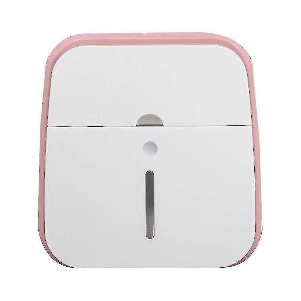 Toilet Tissue Box Paper Rack Wall-mounted Perforation Waterproof B