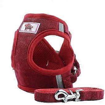 Soft Training Harness Vest Mesh Fabric Dog Vest Harnesses For Puppy, Cats, Small Animals Ps042 (xs, Red)