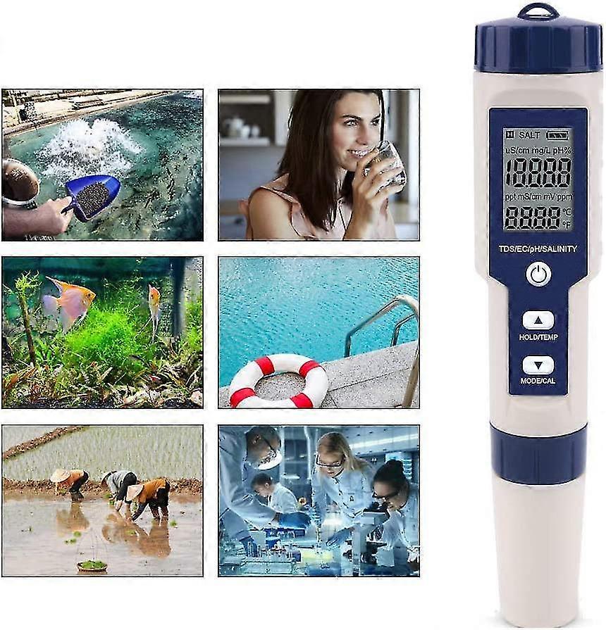 Digital Ph Meter High Accuracy Water Quality Tester Ph/tds/ec/temp Tester
