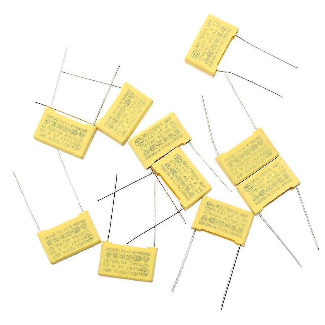 10kpl 250v 47nf 0.047uf 10% polypropeenikalvon turvakondensaattori