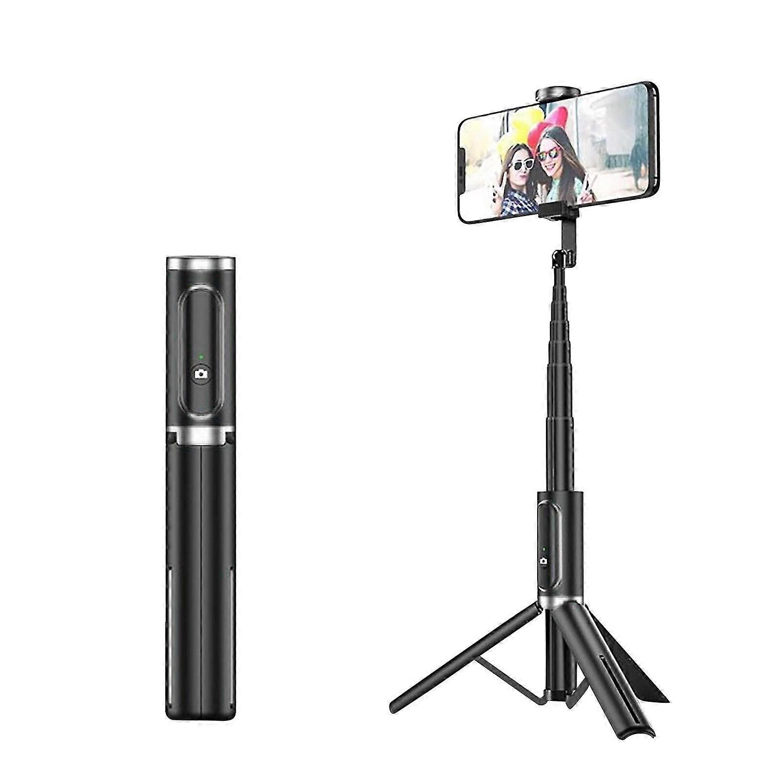 Selfie Stick Stativ Trådlös Bluetooth Selfie Stick Stativ för Apple och Android