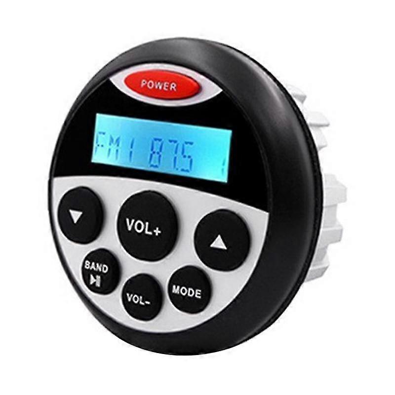 防水マリンステレオ Bluetooth ラジオオートバイボートオーディオ MP3 プレーヤー自動サウンドシステム FM レシーバー スパ用 UTV ATV