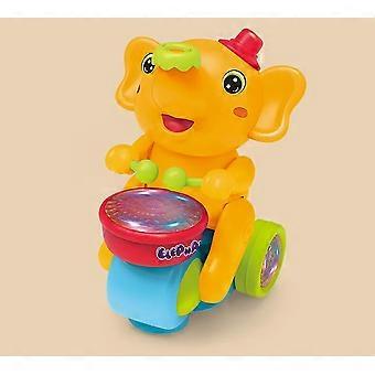 Electric Blowing Ball Elephant Montessori Toys for Kids 2 to 4 Years Old Electronic Pet with Music Light Universal Wheels