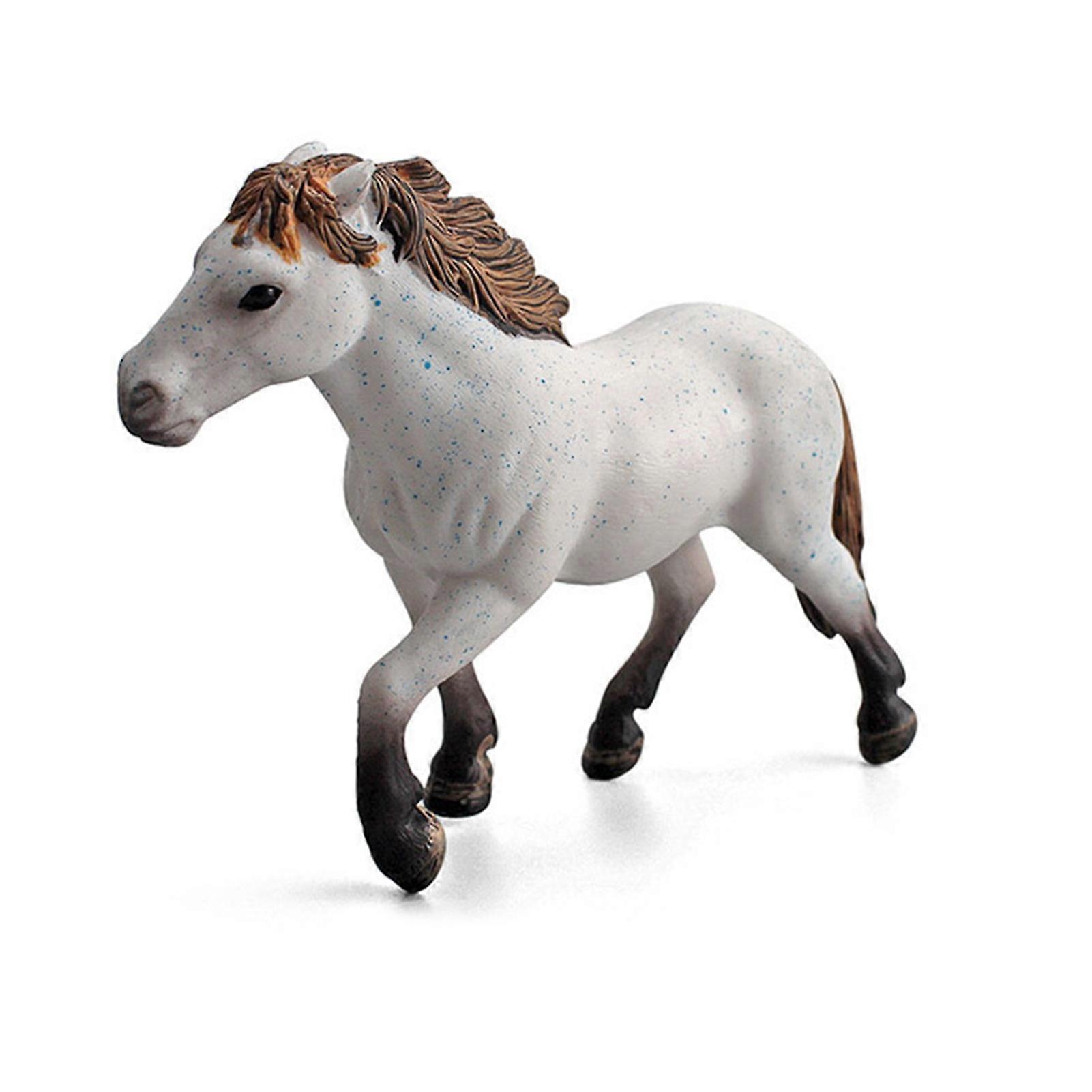 Horse Model Rust-proof Excellent Craftmanship Micro Decor Knapostu Stallion Pint Mare Action Figures Toy for Shelf Decor