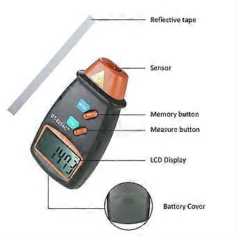 Digital Laser Photo Tachometer Non Contact RPM Tach Meter Motor Speed B Digital Laser Photo Tachometer Non Contact RPM Tach Meter Motor Speed B