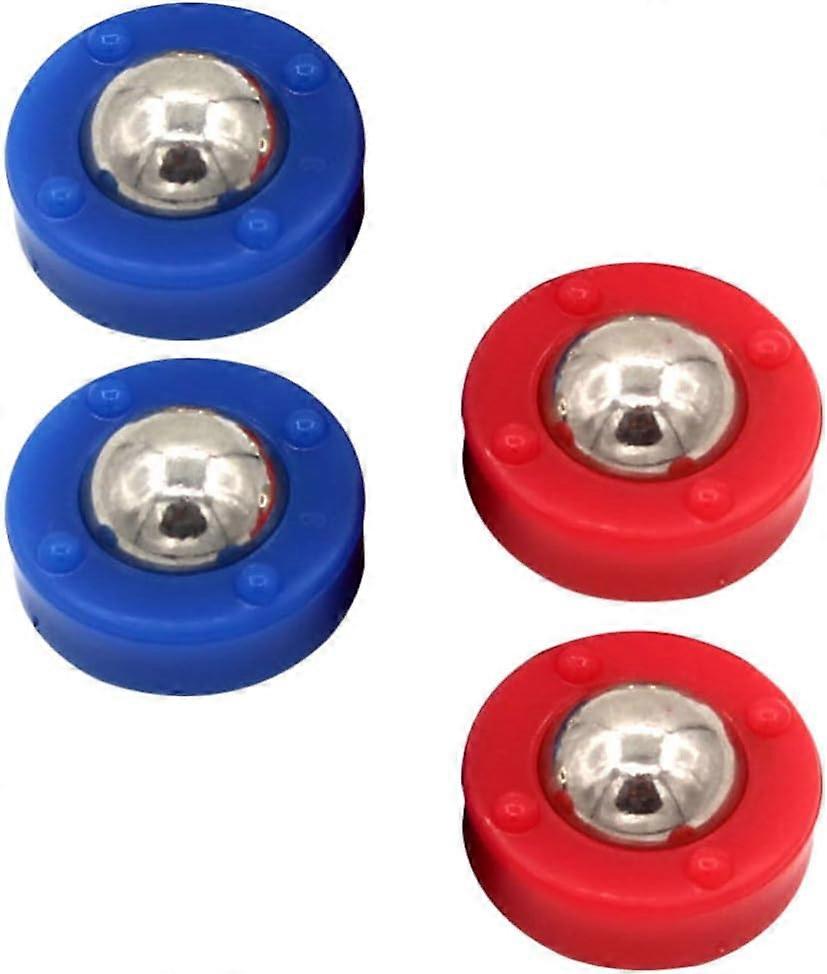 Desktop Shuffleboard Table Game Birthday Event Party Interactive Props Sand Table Football Desk Game Accessories (1set (8pcs), red+blue)